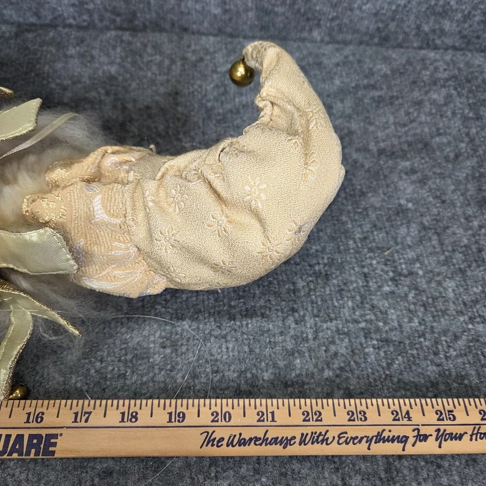 2‎ Mark Roberts Fairy Tan Gold Sea Shells Bells Nautical Whimsical Shelf Sitters